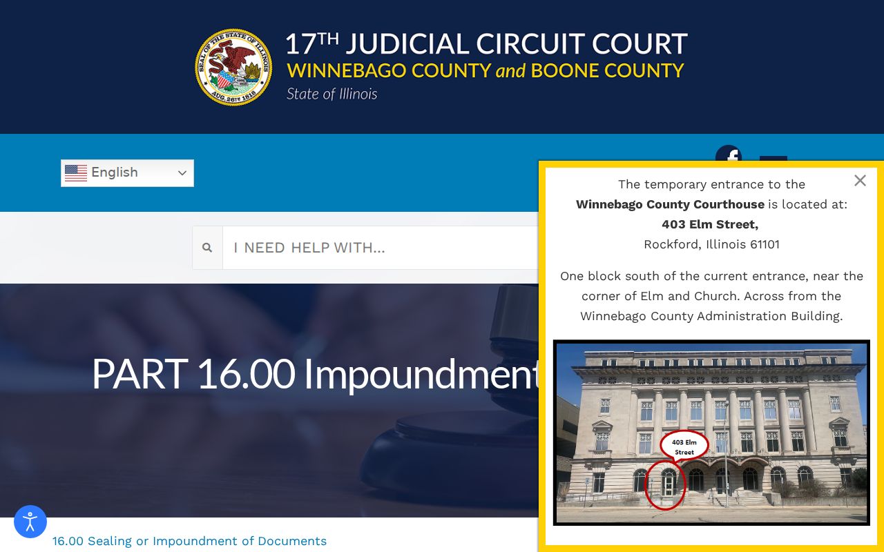 DuPage County criminal court case impoundment rule comparison